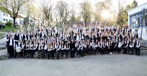 Gruppenbild der Jugenkapelle Illertal/Rottal